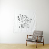 Ich Liebe dir Mama! T-Shirt Wandteppich (Beispiel (Horizontal))