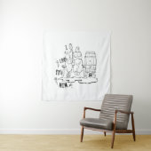 Ich Liebe dir Mama! T-Shirt Wandteppich (Beispiel)