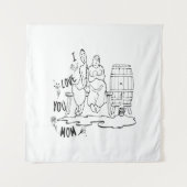 Ich Liebe dir Mama! T-Shirt Wandteppich (Vorderseite)