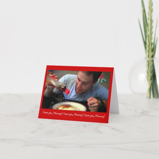 "Ich Liebe dir Mami!" Karte (Vorderseite)