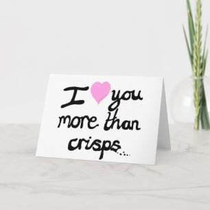 Ich Liebe dir mehr als eine Chipkarte Karte