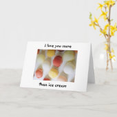 "ICH LIEBE DIR MEHR ALS EISENKREBS" LIEBE KARTE (Gelbe Blume)