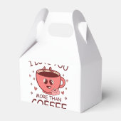 Ich Liebe dir mehr als Kaffee Geschenkschachtel (Rückseite)
