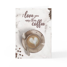 Ich Liebe dir mehr als Kaffee | Latte Art Valentin