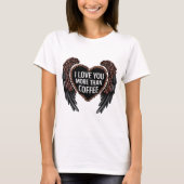 Ich Liebe dir mehr als Kaffee T-Shirt (Vorderseite)
