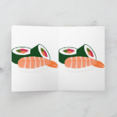 ICH LIEBE DIR MEHR ALS SUSHI KARTE (Innenseite)