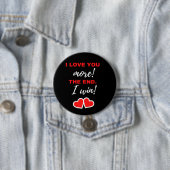 Ich Liebe dir mehr! Das Ende. Ich gewinne! Button (Beispiel)