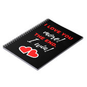 Ich Liebe dir mehr! Das Ende. Ich gewinne! Notizblock (Linke Seite)