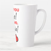 Ich Liebe dir mehr! Das Ende. Ich gewinne! Schwarz Milchtasse (Rechts)