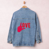 Ich Liebe dir mehr. Jeansjacke (Hangar)