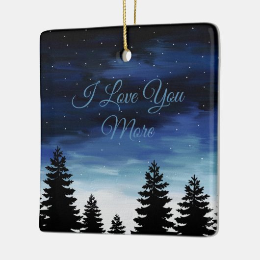 Ich Liebe dir mehr Keramikornament (Links)