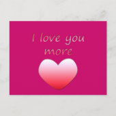 Ich Liebe dir mehr Postkarte (Vorderseite)