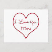 Ich Liebe dir mehr Postkarte (Vorderseite)