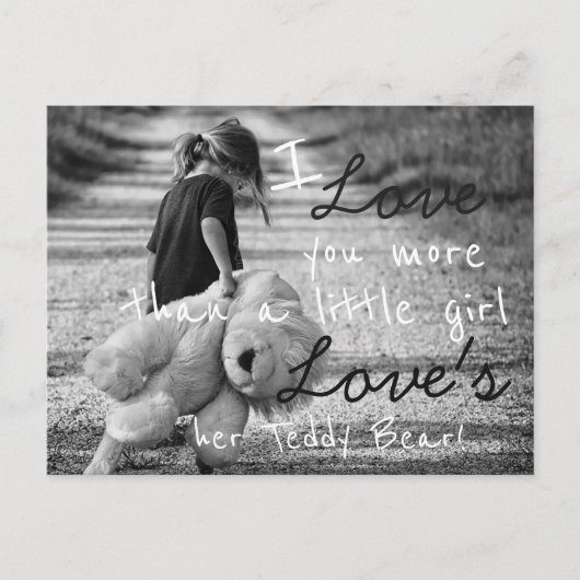 Ich Liebe dir mehr Postkarte (Vorderseite)