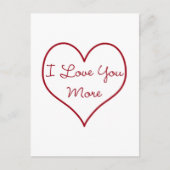 Ich Liebe dir mehr Postkarte (Vorderseite)