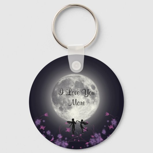 Ich Liebe dir mehr Schlüsselanhänger (Vorderseite)