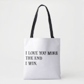 Ich Liebe dir mehr Tasche (Vorderseite)