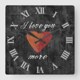 Ich Liebe dir mehr Uhr