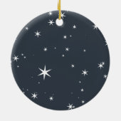 Ich Liebe dir mehr Weihnachtsbaumschmuck Keramik Ornament (Hinten)