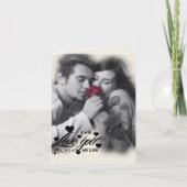Ich Liebe dir mein ganzes Leben - ein Paar mit Rot Karte (Vorderseite)