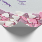 Ich Liebe dir mein liebes Valentin mit schönen Her Geschenkpapier (Ecke)