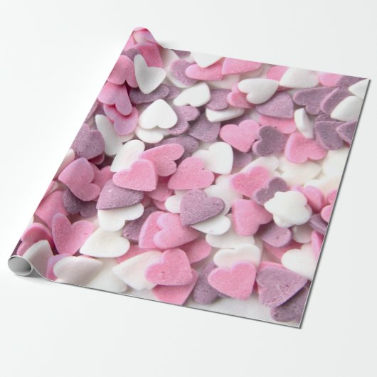 Ich Liebe dir mein liebes Valentin mit schönen Her Geschenkpapier (Ungerollt)