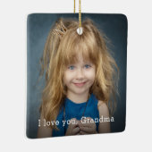 Ich Liebe dir Oma mit Square Foto Keramikornament (Rechts)