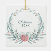 Ich Liebe dir Oma mit Square Foto Keramikornament (Rückseite)