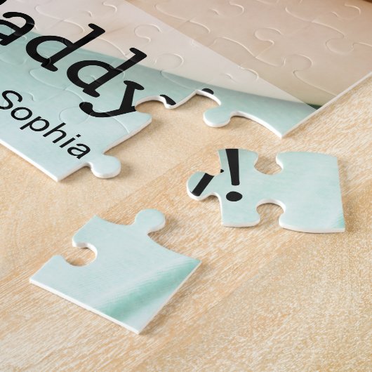 Ich Liebe dir Papa! Anpassbares Foto Puzzle (Seite)