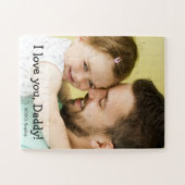 Ich Liebe dir Papa! Anpassbares Foto Puzzle (Horizontal)
