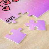 Ich Liebe dir Personalisierten Namen Puzzle (Seite)