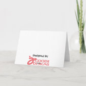 Ich Liebe dir Pinguin Card Feiertagskarte (Rückseite)