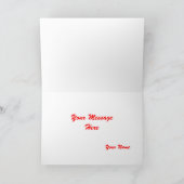 Ich Liebe dir Pinguin Card Feiertagskarte (Innenseite)