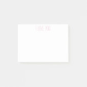 Ich LIEBE DIR Post-it-Notizen Post-it Klebezettel (Vorderseite)