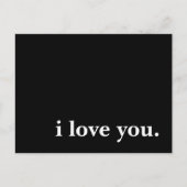 Ich Liebe dir. Postkarte (Vorderseite)