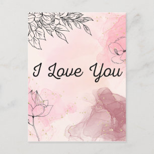 Ich Liebe dir Postkarte