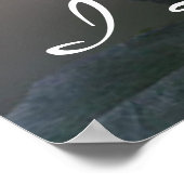 Ich Liebe dir Rose Poster (Ecke)