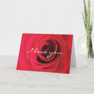 Ich Liebe dir rote Rose Valentinstag Karte