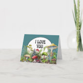 Ich Liebe dir so MUSCHKARTE Dankeskarte (Vorderseite)