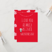 Ich Liebe dir so sehr, wie ich Valentine Funny has Karte (Vorderseite/Rückseite Beispiel)