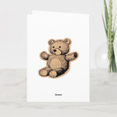 Ich Liebe dir so viel - Bär Karte (Rückseite)