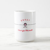 Ich Liebe dir so viel Emoji! Kaffeetasse (Mittel)