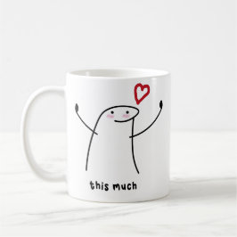 Ich Liebe dir so viel, Flora, Geburtstag, Jubiläum Kaffeetasse
