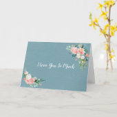 Ich Liebe dir so viel Karte (Gelbe Blume)