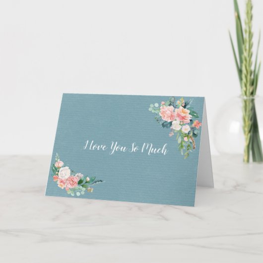 Ich Liebe dir so viel Karte (Vorderseite)