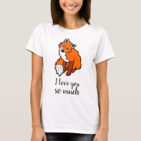 Ich Liebe dir so viel Roter Fuchs lustig elegant