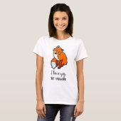 Ich Liebe dir so viel Roter Fuchs lustig elegant T-Shirt (Vorne ganz)