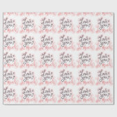 Ich Liebe dir so viel Word Art Geschenkpapier (Flach)