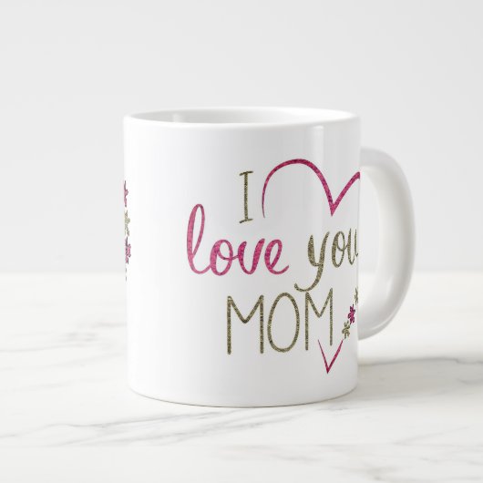 Ich Liebe dir Tasse (Vorderseite Rechts)