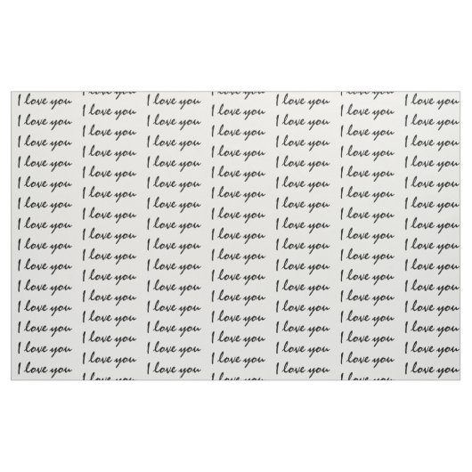 Ich Liebe dir Text Stoff (Fat Quarter (45,7 x 55,9 cm))